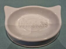 Whiskas Cat Food Feeding Water Ceramic White Dish Bowl Limited Edition (No Box)