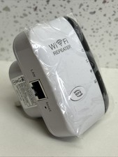 WiFi Repeater Plug In UK plug New Unused Without Box. WiFi Internet Booster Plug