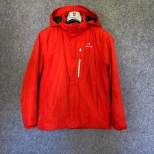 Eider Defender Kids Ski Jacket Waterproof Insulated Snow Red Sz Age 12 141-152cm