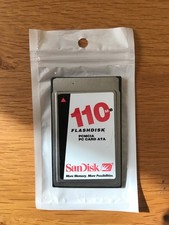 SanDisk 110MB PCMCIA ATA Flash Memory Storage PC Card