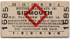 BR(S) Railway Platform Ticket