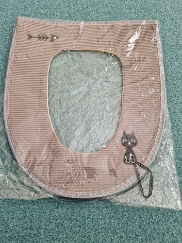 Toilet seat cover - seat, used