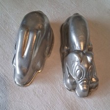 Two Vintage Aluminium Jelly