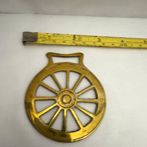 Vintage cast brass horse - cast,