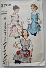Vintage 1960's Apron Sewing