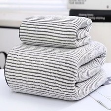 Ultra-Absorbent Bamboo Striped