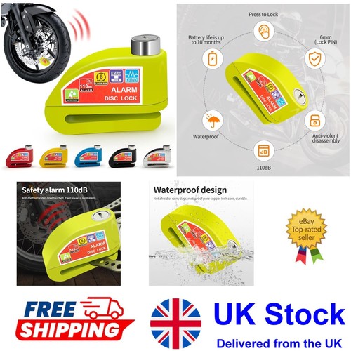 Disc lock alarm motorcycle - lock,