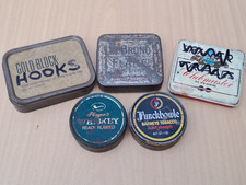 Job lot Bundle Vintage Tobacco Pipe Cigarette Tins Smoking Containers Boxes