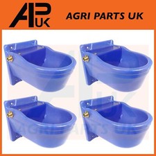 4x Automatic Refill Water Bowl Trough Horse Cow Dog Drink Pony Sheep Goat Cattle