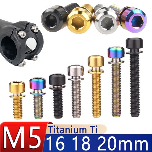 Bicycle stem bolts - bolts, titanium
