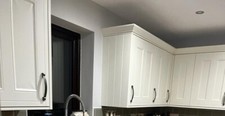 Wren Kitchen Cupboard doors, drawers, side panels & cornice- Cream,Fascia's only