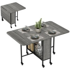 HOMCOM Mobile Drop Leaf Dining