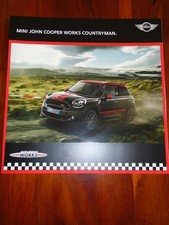 Mini John Cooper Works Countryman brochure Mar 2012 UK market