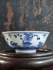 Late 19th C Chinese Blue And