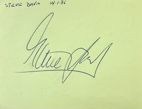 Steve davis tony meo dual - steve,