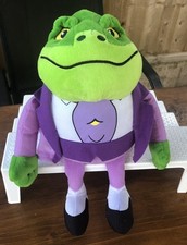 Danger mouse Baron green back villain toad frog 12” plush soft toy