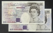 2 x Old Twenty £20 Pound