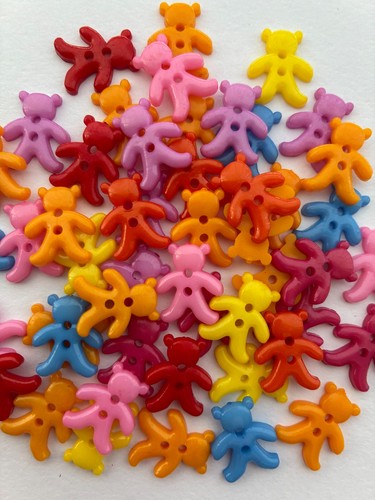 Teddy bear craft buttons - , 15mm