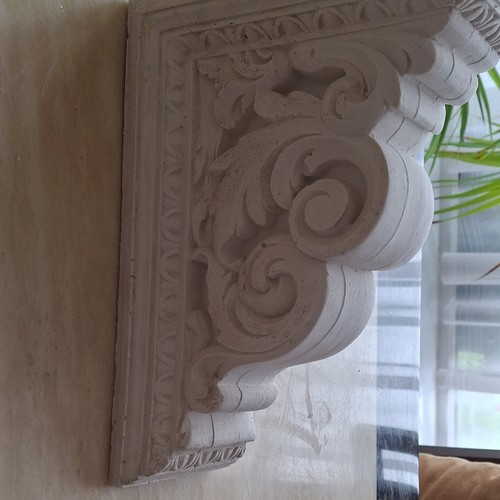 White plaster victorian style - victorian,