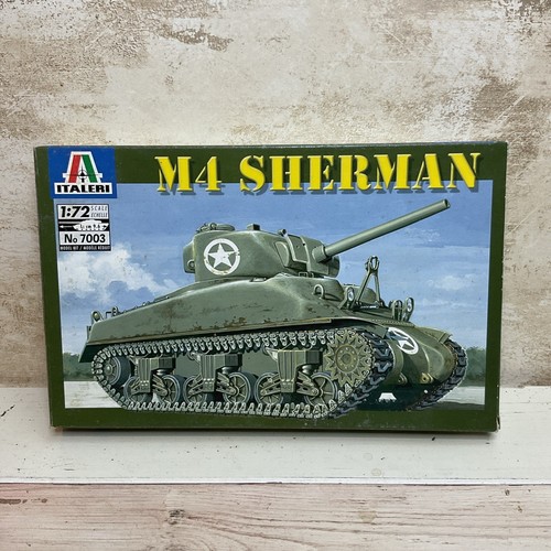 Italeri sherman tank - italeri,