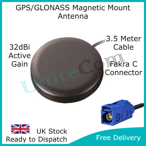 High gain 32db gps - high, gps/glonass