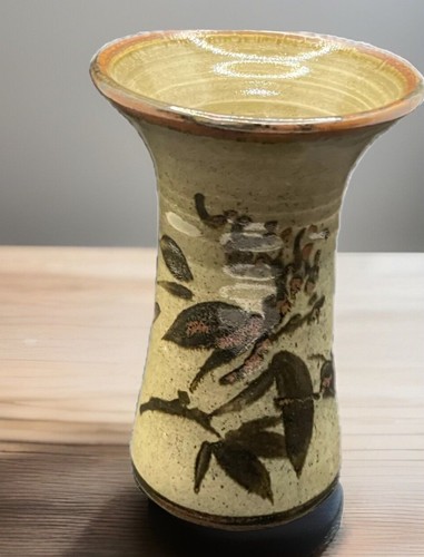 Hand made studio pottery vase - studio,