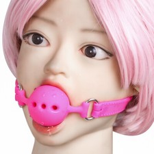 Silicone open mouth ball - open,
