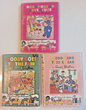 3 x Enid Blyton Noddy books 1958-61 Sampson Low Marston hardbacks