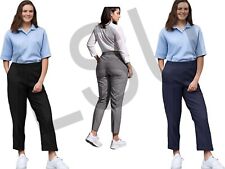 Girls Plus Fit School Trousers