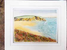 Low tide at Mawgan Porth, near