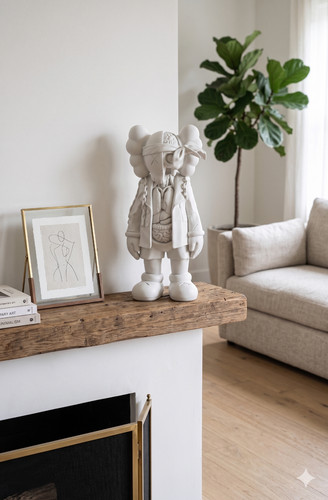Kaws style figure - kaws, mixed