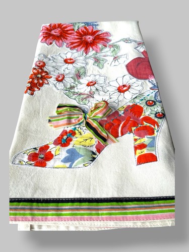 Appliqué dish towel - dish,