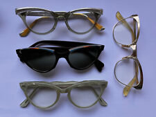 Fabulous fanny's NYC Vintage Cats Eye 1950s Glasses Gold Frames Sunglasses x 4