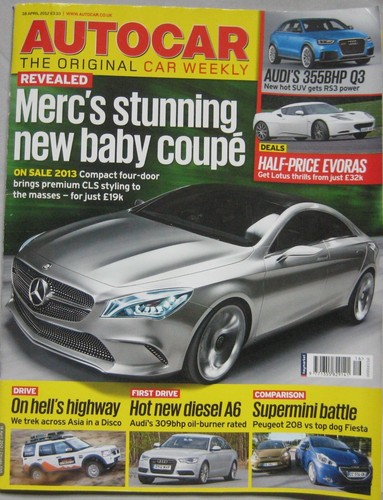 Autocar magazine april 2012 - autocar, 18