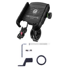 Motorcycle Phone Mount USB for