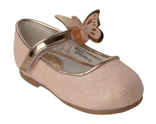 Girls peach glitter - glitter, dolly