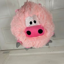 Cuddle Crew Pink Plush Toy – Cute Round Fuzzy Pig – Soft Toy Gift 