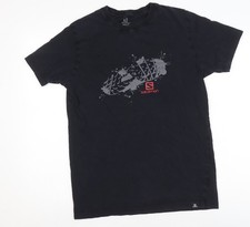 Salomon Men's Black Cotton