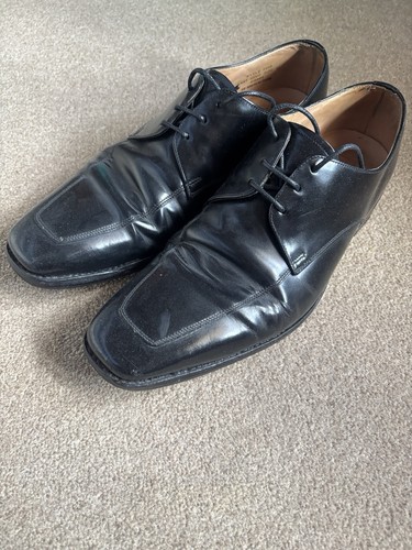 Loake black leather size - l1,