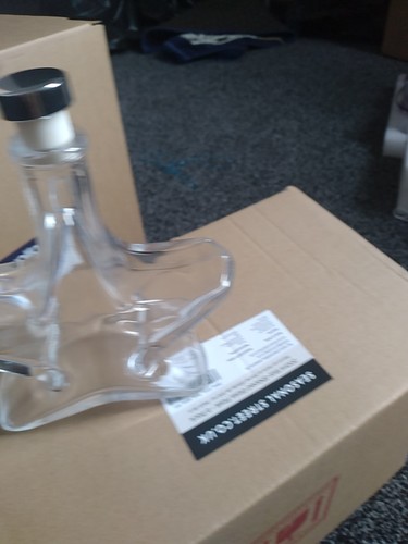 Star shaped glass - shaped, flask