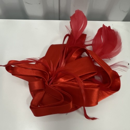 Red solid feather - red,