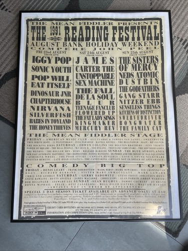 Reading festival 1991 - reading, poster