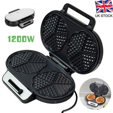 1200W Double Waffle Maker