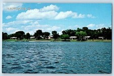 Underwood Minnesota MN Postcard Weslake Resort Trees Scenic View 1960's Vintage