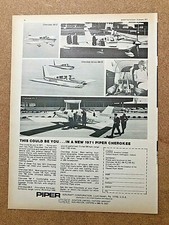 1971 Vintage Aircraft Advert PIPER CHEROKEE GSE AVIATION LTD  ARROW 