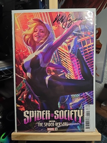 Spider society signed - society,