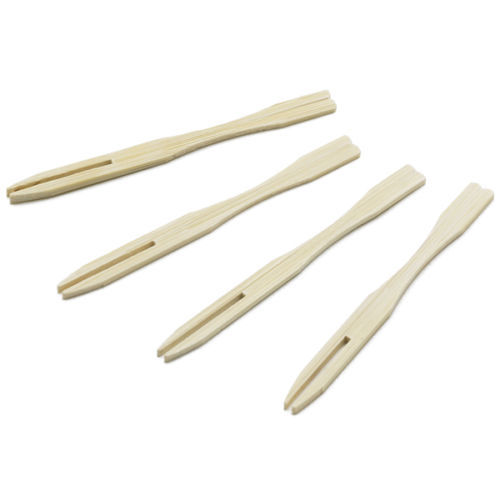 100x bamboo fork picks 9cm - fork,