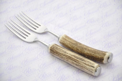 Two genuine stag - genuine, handle