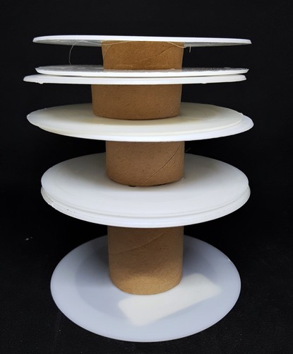 Used empty ribbon reels - empty,