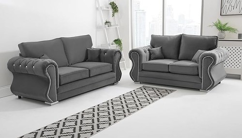 Velvet sofa suite - suite, set